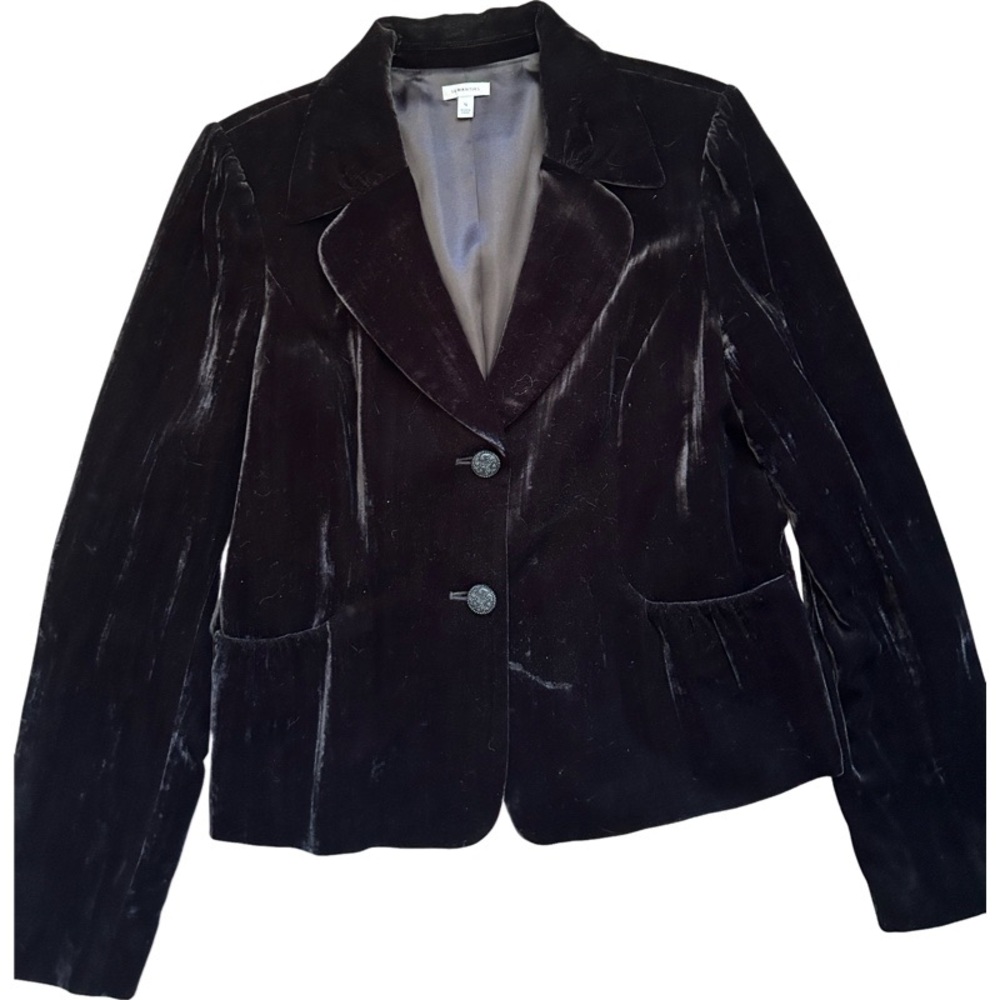 Semantiks Black Velvet Women's Blazer size 14